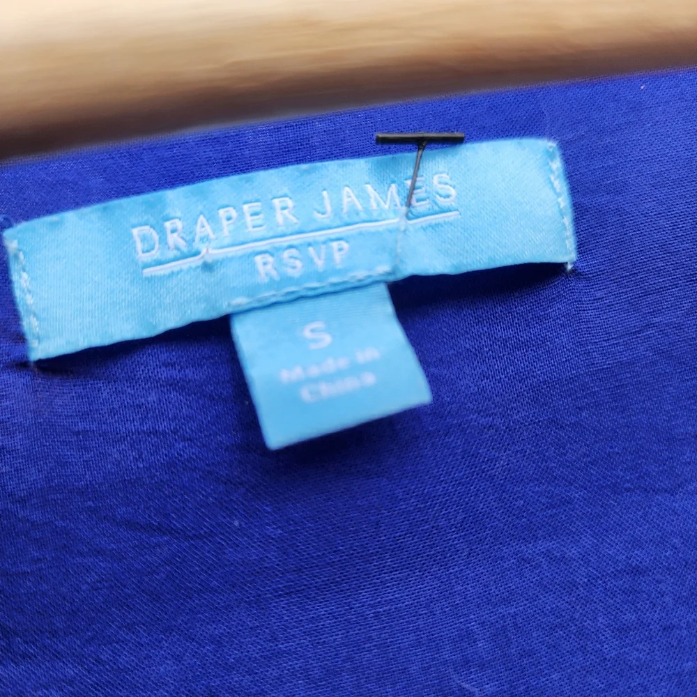 Draper James RSVP Blue Floral Long Sleeve Midi Dress - Picture 7 of 9